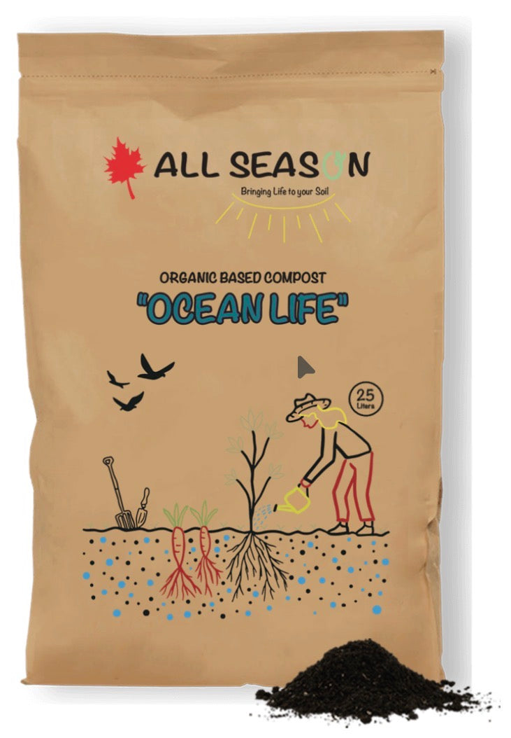 سماد الكومبوست البحري 25 لتر العضوي