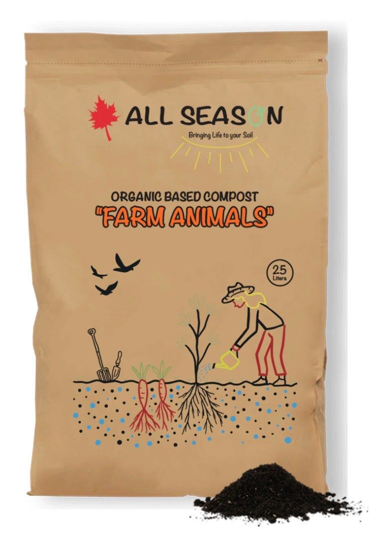 سماد الكومبوست الحيواني 25 لتر العضوي