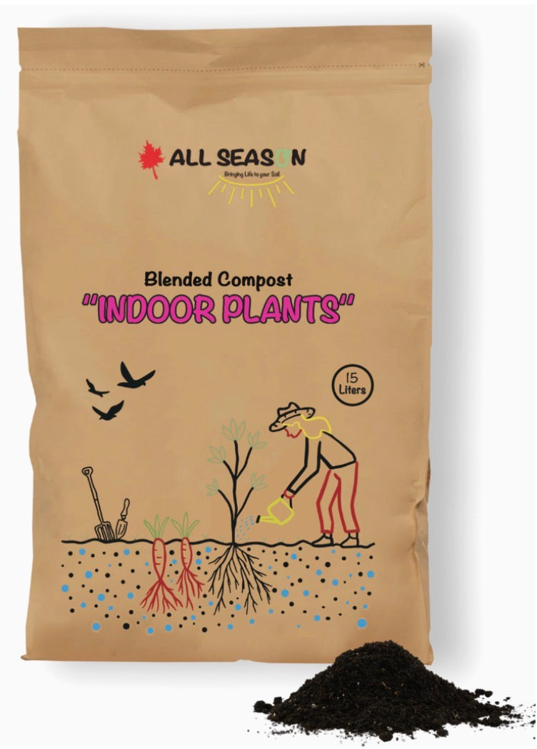 مزيج سماد للنباتات الداخلية 15 لتر (1.5 كجم)