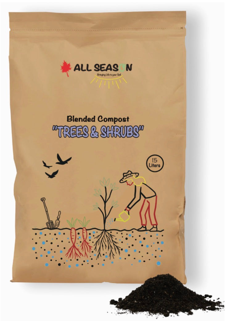 مزيج سماد للأشجار و شجيرات الزينة 15 لتر (1.5كجم)