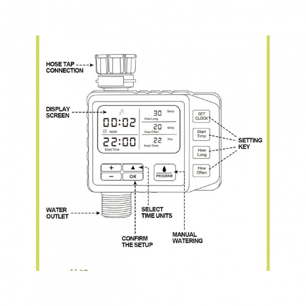 تايمر ديجيتال مخرج واحد
