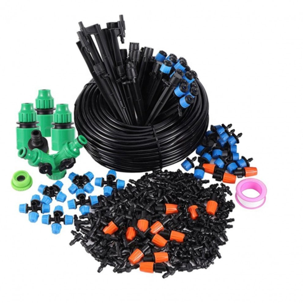 طقم تنقيط ورذاذ 20 متر 142 قطعة