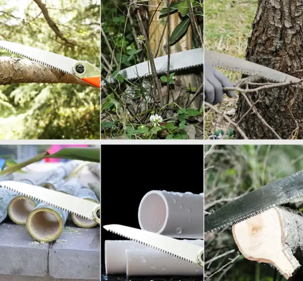 منشار مع قفل للنباتات