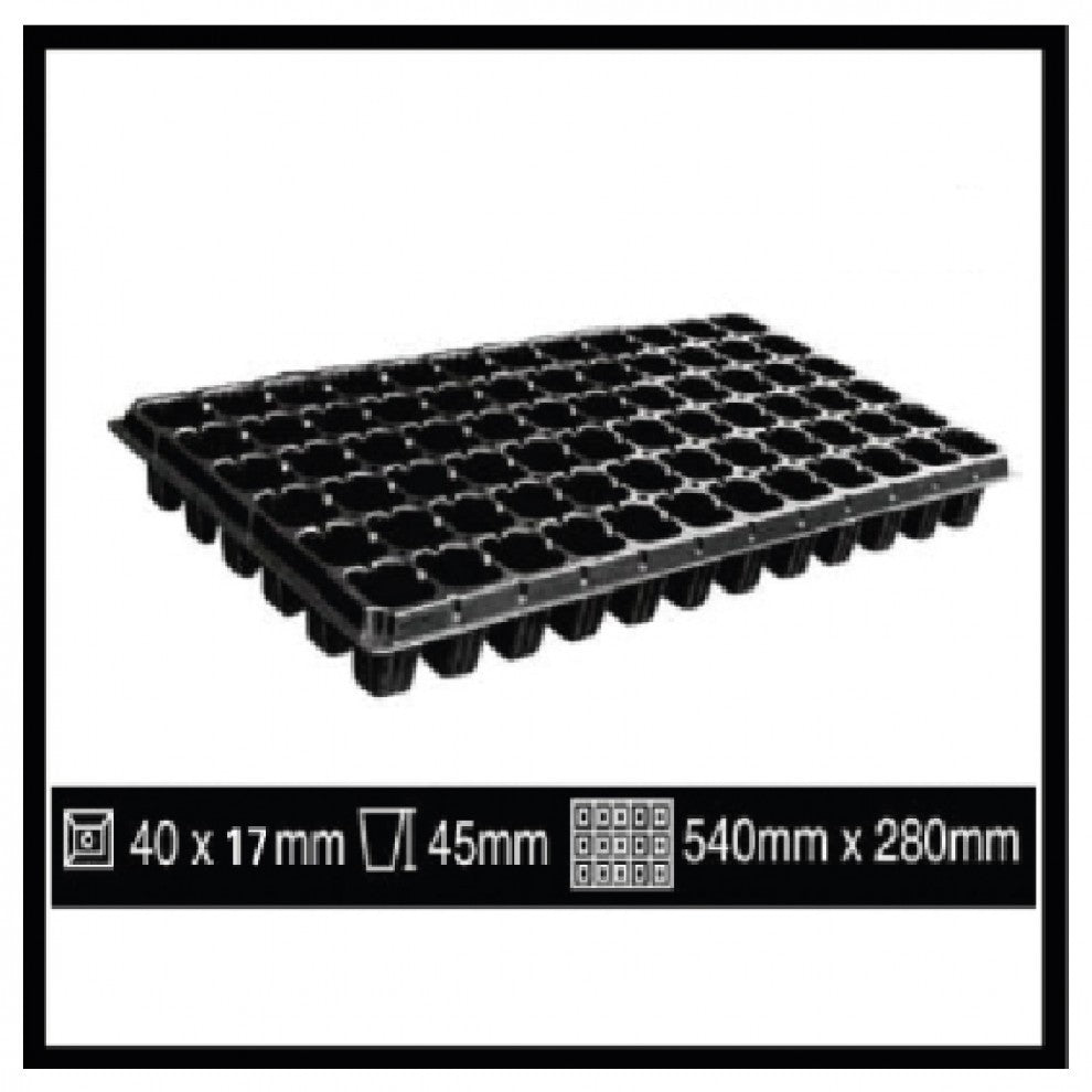 صينية تشتيل 72 عين - 3 قطع مع إضاءة لنمو النباتات