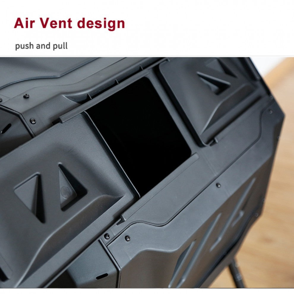 حاوية صنع الكومبوست 160 لتر + قفازات مخلبية مجانا